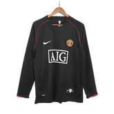 Maillot extérieur rétro Manchester United 2007/08 - Manches longues