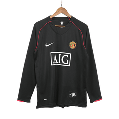 Maillot extérieur rétro Manchester United 2007/08 - Manches longues