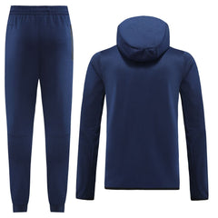 Sweat à capuche personnalisé (veste et pantalon) bleu marine