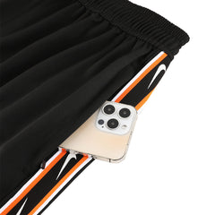 Maillot d'équipe personnalisable NK-ND03 (maillot + short) noir et gris