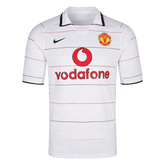 Men Retro Fan Version 04/06 Manchester United Away Soccer Jersey White