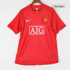 Manchester United Home Jersey Retro 2007/08
