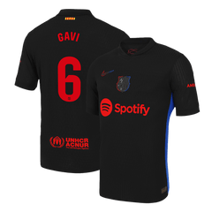 Barcelona GAVI #6 Away Soccer Jersey Authentic 2024/25