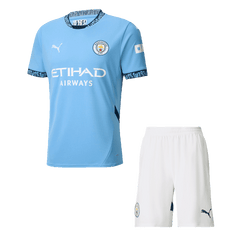 Manchester City Home Jersey Kit (Jersey+Shorts)