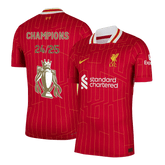 Maillot de football domicile Liverpool authentique 2024/25 CHAMPIONS 24/25
