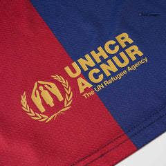 Barcelona Home Soccer Jersey Kit 2024/25 Kids(Jersey+Shorts) - COLDPLAY