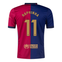 Maillot Barcelone RAPHINHA #11 Domicile 2024/25