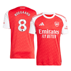 ØDEGAARD #8 Maillot de foot Arsenal Domicile 2025/26 Rouge