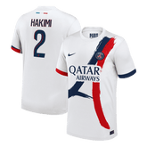 HAKIMI #2 PSG Away Soccer Jersey 25/26 White