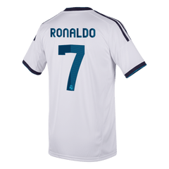 RONALDO #7 Retro 2012/13 Real Madrid Home Soccer Jersey White