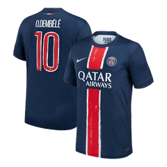 PSG O.DEMBÉLÉ #10 Home Soccer Jersey 2024/25 - UCL Edition