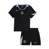Kid's Chelsea Third Soccer Jersey Kit(Jersey+Shorts) 25/26 Black