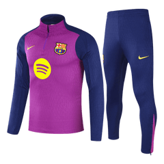 Barcelona Zipper Sweatshirt Kit(Top+Pants) 25/26 Purple