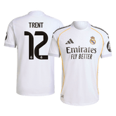 TRENT #12 Authentic Real Madrid Home Soccer Jersey 2025/26 White