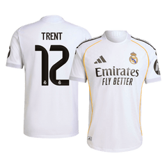 TRENT #12 Authentic Real Madrid Home Soccer Jersey 2025/26 White