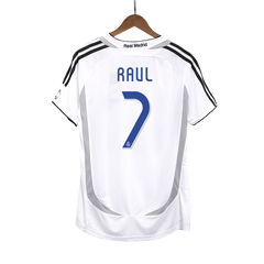 Real Madrid RAUL #7 Heim-Fußballtrikot Retro 2006/07