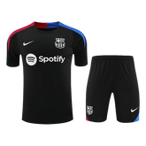 Barcelona Pre-Match Trainings-Fußballtrikot-Set 2024/25 (Trikot + Shorts)