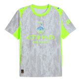 Manchester City Third Away Soccer Jersey 25/26 Gray