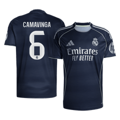 CAMAVINGA #6 Real Madrid Away Soccer Jersey 2025/26 Navy