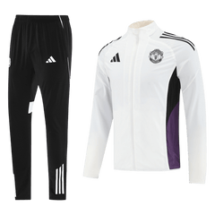 Manchester United Training Tracksuit Kit(Top+Pants) 25/26 White