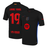 Barcelona LAMINE YAMAL #19 Auswärts-Fußballtrikot Authentic 2024/25 – UCL (Spotify-Logo ohne Text)