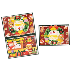 Custom Christmas Card – Christmas Wreath – Personalized Message