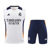 Real Madrid Pre-Match Soccer Jersey Kit 2024/25 (Jersey+Shorts)