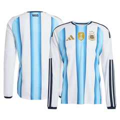 Player Version Argentina Home Long Sleeve Soccer Jersey World Cup 2026 Blue&White