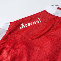 RICE #41 Authentic Arsenal Home Soccer Jersey 2025/26 Red