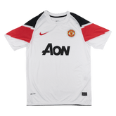 Retro 10/11 Manchester United Away Soccer Jersey White