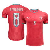 B.FERNANDES#8 Player Version Portugal Home Soccer Jersey World Cup 2026 Red