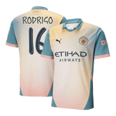Manchester City RODRIGO #16 Viertes Auswärts-Fußballtrikot 2024/25 – Definitely City (UCL Edition)