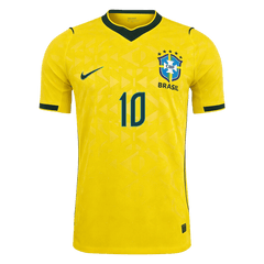 NEYMAR JR. #10 Player Version Brazil Home Soccer Jersey World Cup 2026 Yellow
