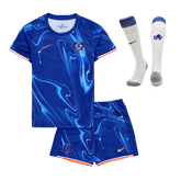 Chelsea Heimtrikot-Set 2024/25 für Kinder (Trikot + Shorts + Socken)