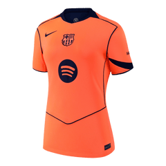 Women's Barcelona Away Soccer Jersey 25/26 Orange