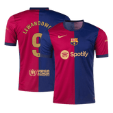 Maillot Barcelone LEWANDOWSKI #9 Domicile 2024/25