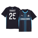 RABIOT #25 Marseille Away Soccer Jersey 25/26 Navy