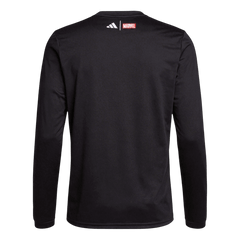 Real Madrid X Marvel Long Sleeve Soccer Jersey 25/26 Black