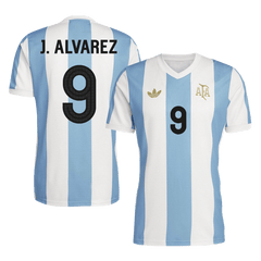 Argentina J.ALVAREZ #9 Soccer Jersey 2024 - 50th Anniversary