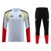 Germany Zipper Sweatshirt Kit(Top+Pants) 2026 White