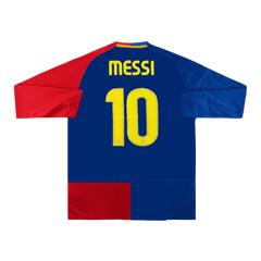 Maillot domicile rétro Messi #10 du FC Barcelone 2008/09 - Manches longues - Finale de la Ligue des champions