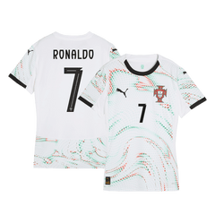 Maillot de football extérieur Ronaldo #7 du Portugal pour femme 2025