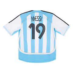 Argentine MESSI #19 Maillot Domicile Rétro 2006