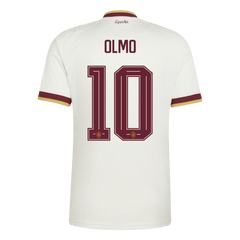 OLMO #10 Spain Away Soccer Jersey World Cup 2026 White