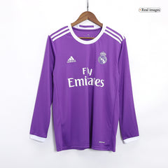 Maillot extérieur rétro Real Madrid 2016/17 - Manches longues