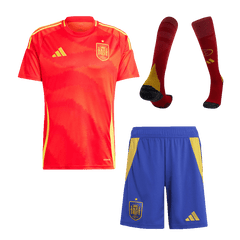 Maillot domicile Espagne EURO 2024 (maillot + short + chaussettes)