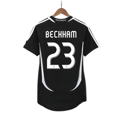 Real Madrid BECKHAM #23 Auswärts-Fußballtrikot Retro 2006/07
