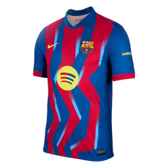 Player Version Barcelona Fourth Soccer Jersey 25/26 Red&Blue