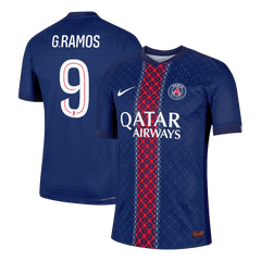 G.RAMOS #9 Authentic PSG Home Soccer Jersey 2025/26 Navy