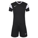 Maillot d'équipe personnalisable NK-761 (maillot + short) noir